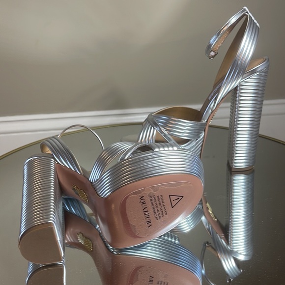 Aquazzura Sundance 140 Platform heeled sandals - Picture 13 of 16